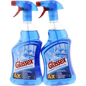 Glassex glas- en multireiniger 750 ml | multipack van 2 stuks
