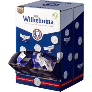Fortuin - Wilhelmina Pepermunt - 200 Stuks - Vegan - Krachtig en Verfrissend