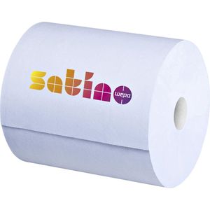 Poetspapier satino comfort cr1 2lgs 350m blauw | 1 stuk