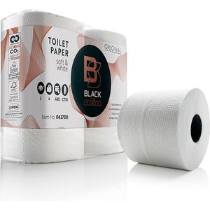 Toiletpapier blacksatino original ct10 2l 400vel | Pak a 4 stuk