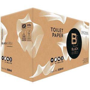 Toilet papier - Satino Black - box 24 rollen van100m