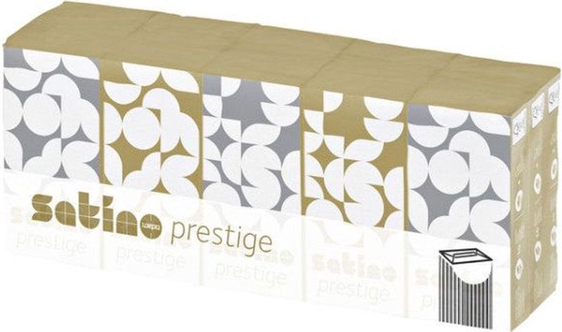 Satino - Prestige - Zakdoek - Wit - 4-laags - 100% Cellulose - 10 Stuks