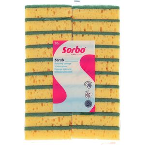 Sorbo Schuurspons extra sterk, 20 stuks