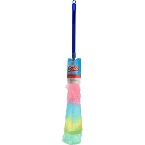 Plumeau  met telescoopsteel 115cm