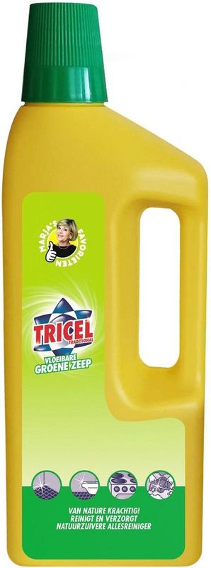 Tricel - Vloeibare Zeep - Groene Zeep - 1000ml - Allesreiniger