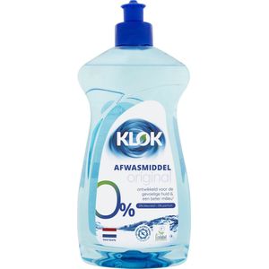 Klok Afwasmiddel Eco 500 ml 8 Stuks - Bulkverpakking