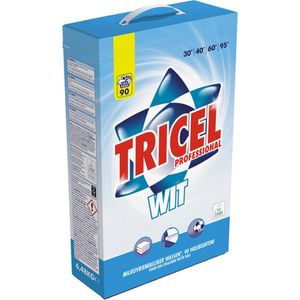 Tricel Professional - Wasmiddel - Wit - 6,48 KG - 90 Wasbeurten
