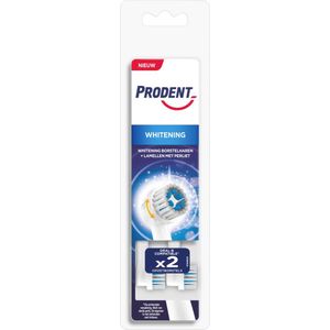 Prodent - Opzetborstels White Now - 2 Stuks - Voor Elektrische Tandenborstel