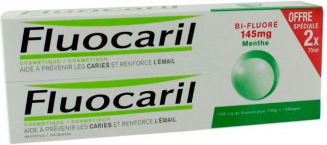 Tandpasta Fluocaril Bi-Fluore (2 x 75 ml)