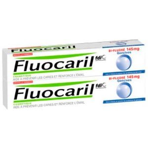 Tandpasta Tandvlees Verzorging Fluocaril Bi-Fluoré (2 x 75 ml)