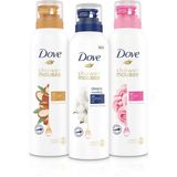 Dove Shower Mousse - Mix - 3-delige mousse met rozenolie, katoenzaadolie en arganolie - 3 x 200 ml