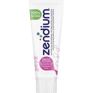 2+2 gratis: Zendium Tandpasta Sensitive Whitener 75 ml