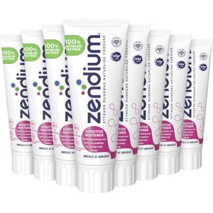 Zendium Tandpasta - Sensitive+White - met 100% natuurlijke enzymen - 12 x 75 ml