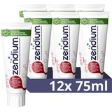 Zendium Tandpasta - Tandvlees Protect - tandpasta met fluoride, zonder SLS-schuimmiddel - 12 x 75 ml