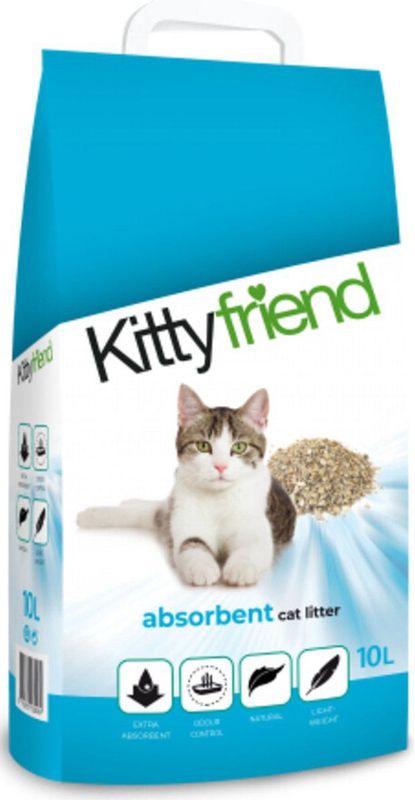 Kitty Friend Kattenbakvulling Absorbent 10 liter