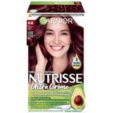 Garnier - Nutrisse Crème - Haarverf - Diep Rood Middenbruin - 4 Oliën