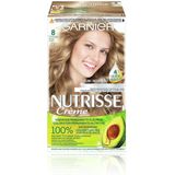 Garnier Nutrisse Crème Haarverf - 80 Natuurlijk Lichtblond - 3 stuks Voordeelverpakking