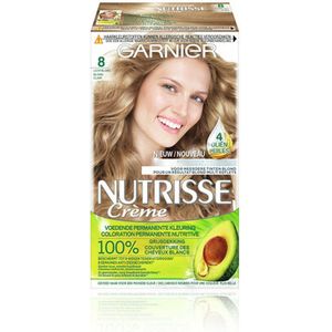 Garnier Nutrisse Crème Haarverf - 80 Natuurlijk Lichtblond - 3 stuks Voordeelverpakking