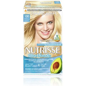 Garnier Nutrisse Stralend Blond 100 -Natuurlijk Zeer Zeer Lichtblond - Haarverf
