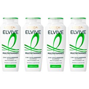 L'Oréal Paris - Elvive Multivitamines - Shampoo - 4 x 250 ml