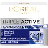 2x L'Oréal Triple Active Nachtcrème 50 ml