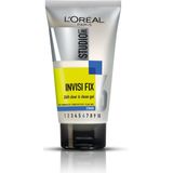 L'Oréal Paris Studio Line Invisi Fix 24H Clear & Clean Gel Strong - 3 x 150 ml - Voordeelverpakking