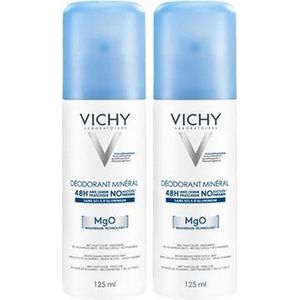 Vichy Deodorant Mineraal aerosol - 2 x 125ml