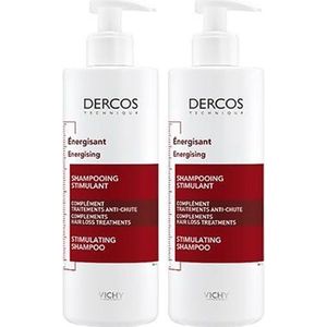 Vichy Dercos Energie Aminexil Shampoo - voor sterker en vitaler haar - 2x400ml