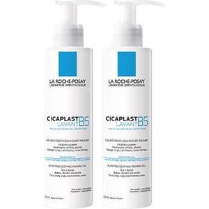 La Roche-Posay Cicaplast B5 Wasgel - voor een geïrriteerde, gevoelige huid door droogte - 2x200ml