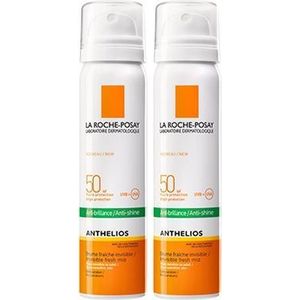 La Roche-Posay Anthelios Zonnebrand Mist Gezicht SPF50 - 2x75ml