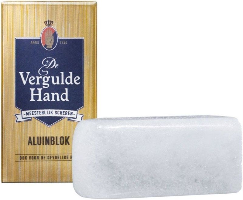 Vergulde Hand Aluinblokje