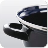 BK - Fortalit - Braadpan - Zwart - Geëmailleerd Staal