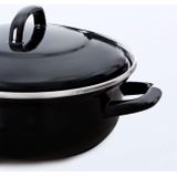 BK - Fortalit - Braadpan - Zwart - Geëmailleerd Staal