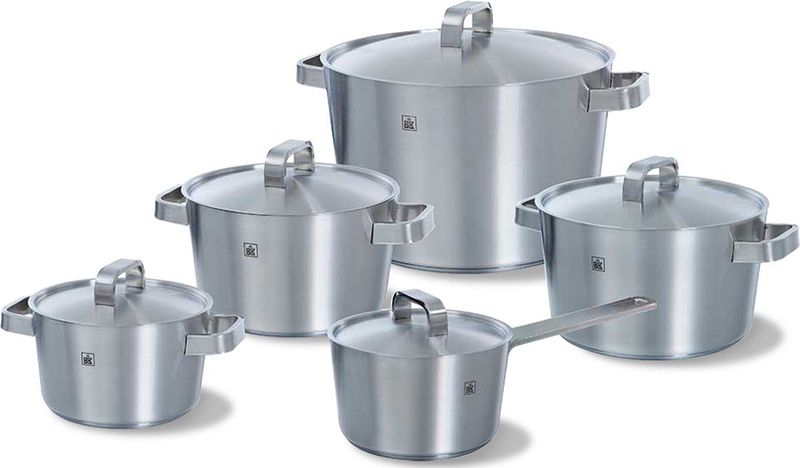 BK Conical+ kookpannenset - 5-delig - RVS - inductie