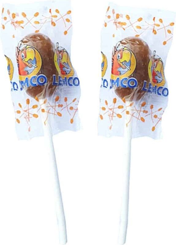 Lemco - Salmiak Lollies - Grootverpakking - 150 Stuks
