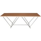 Behangtafel - 200 x 60 cm - HDF - Staal
