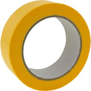 Prof afplakband UV goud - 38 mm breed - 50 meter - professionele kwaliteit - 6 STUKS