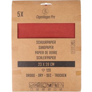 Copenhagen Pro Schuurpapier - 5 vellen 1 Stuk - Schuurmateriaal