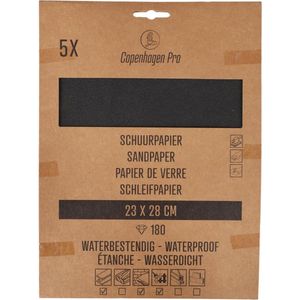 Copenhagen Pro schuurpapier - waterproof - K180 (5) - 23.507.18