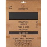 Copenhagen Pro schuurpapier - waterproof - korrel 280 - 5 stuks - 28 x 23 cm