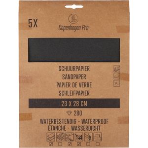 Copenhagen Pro schuurpapier - waterproof - K280 (5) - 23.507.28