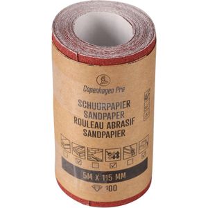 Copenhagen Pro schuurrol - droog - K100 - 11.5 cm x 5 m - 23.510.10