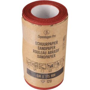 Copenhagen Pro schuurrol - droog - K120 - 11.5 cm x 5 m - 23.510.12