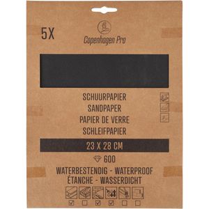Copenhagen Pro schuurpapier - waterproof - K600 (5) - 23.507.60