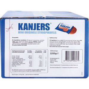 Koeken Kanjers stroopwafels 8gr 150 stuks