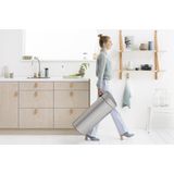 Brabantia - Touch Bin Prullenbak - 10+23 Liter - Matt Steel - Afvalscheiding