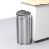 Brabantia - Touch Bin Prullenbak - 10+23 Liter - Matt Steel - Afvalscheiding