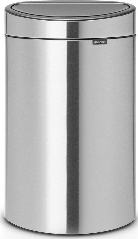 Brabantia - Touch Bin Prullenbak - 10+23 Liter - Matt Steel - Afvalscheiding