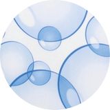 Brabantia Perfect Flow Strijkplankhoes C - 124 x 45 cm - Complete Set - Bubbles