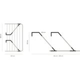 Brabantia - Hangend Droogrek - Inklapbaar - 4.5m - Wit